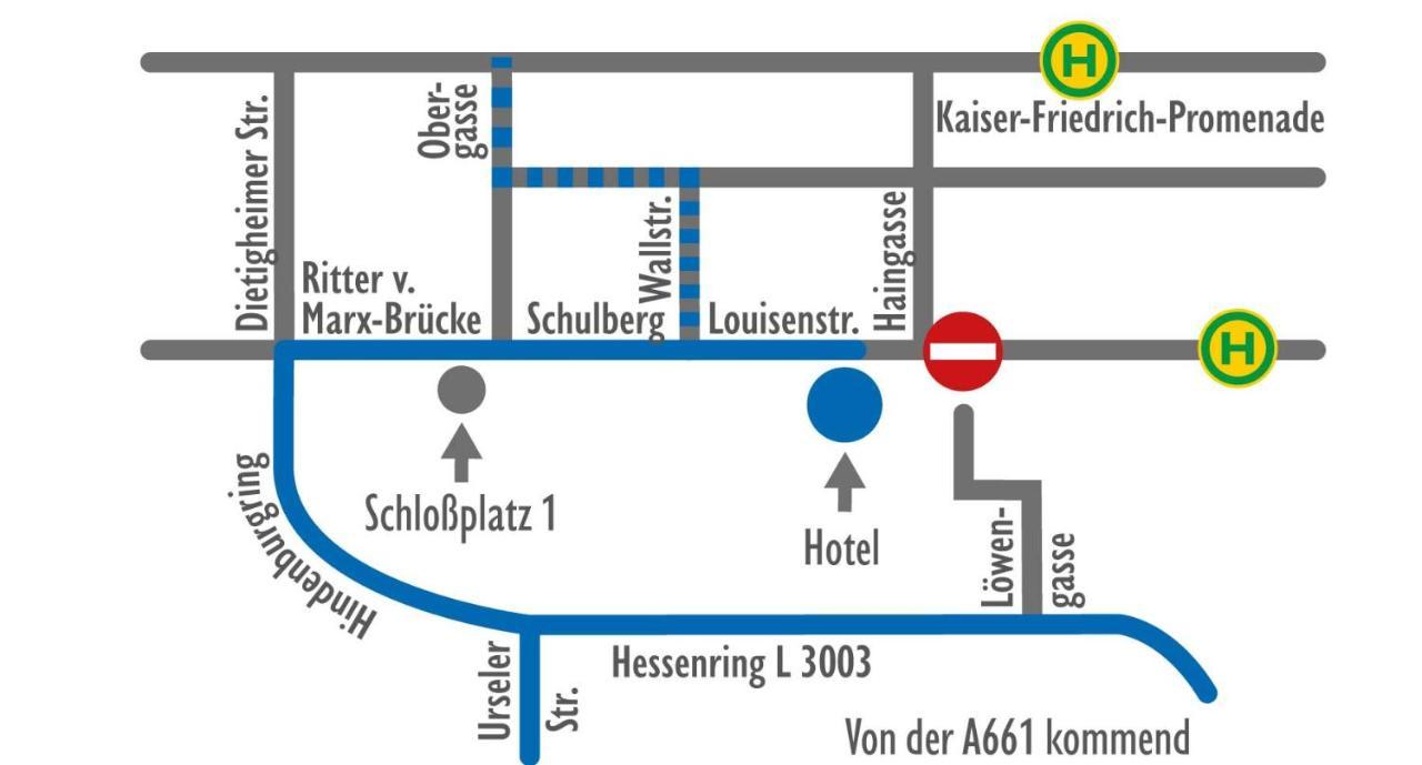 Hotel Am Schloss Darmstaedter Hof Bad Homburg vor der Hoehe Luaran gambar
